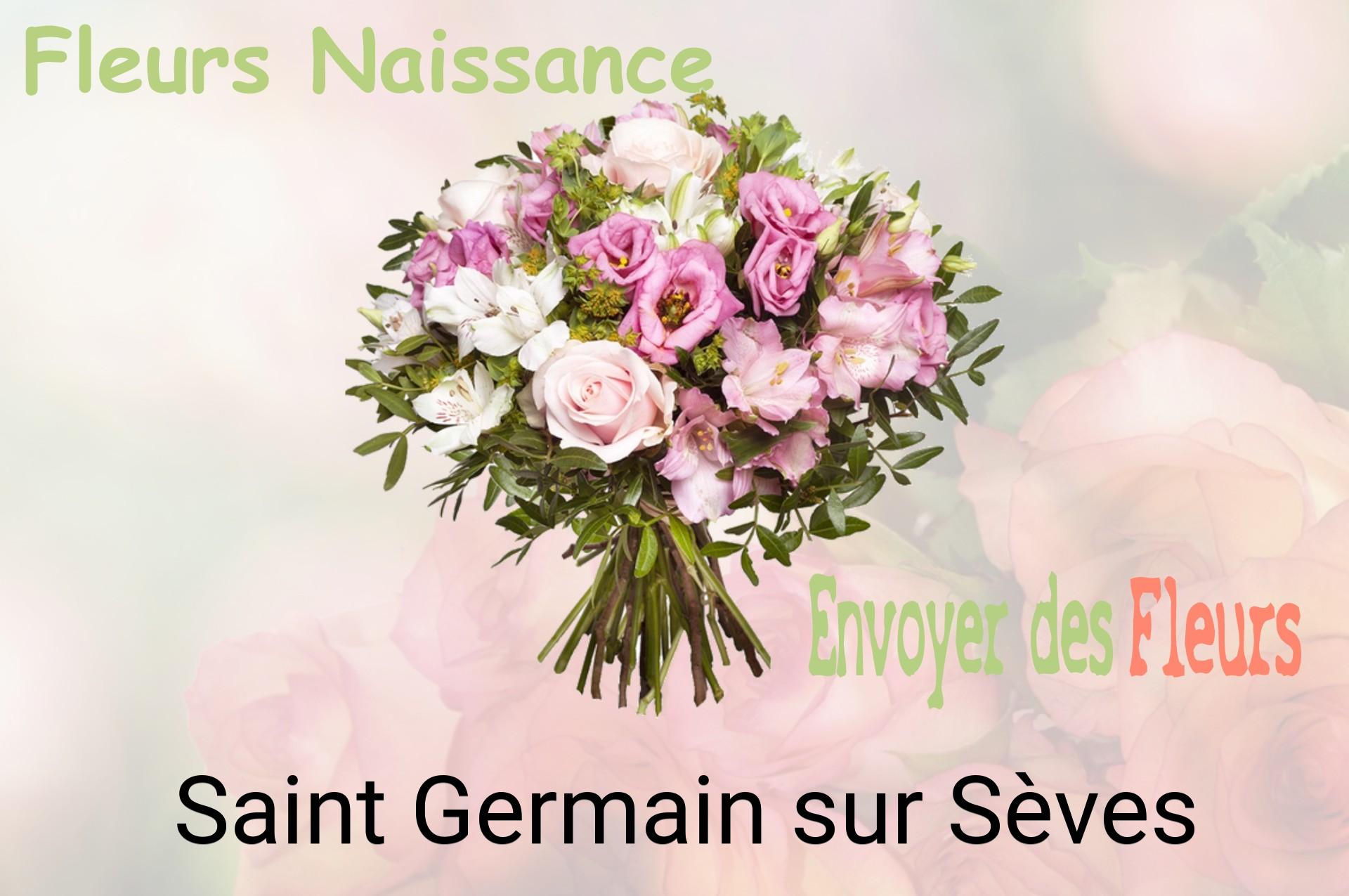 Bouquet de fleurs de naissance livré à Saint-Germain-sur-Sèves